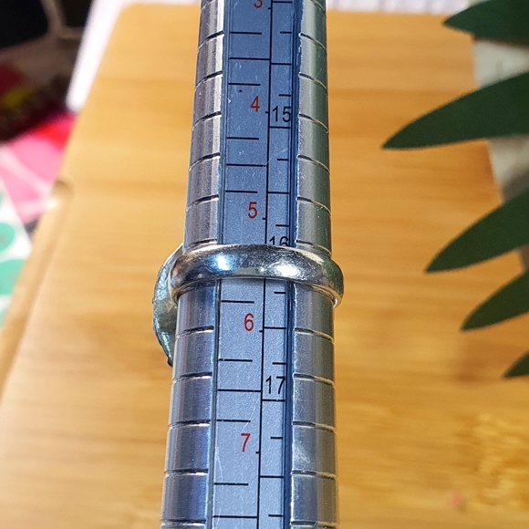 Tiger's Eye 925 Silver Plated Ring Size 5.5 - Picture 7 of 8